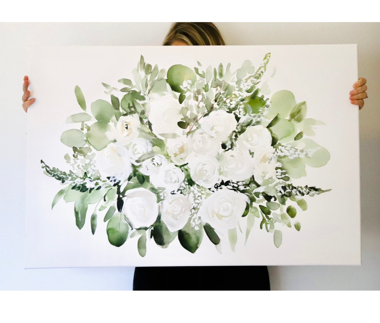 Custom Bridal Bouquet Painting (Wedding or Anniversary)