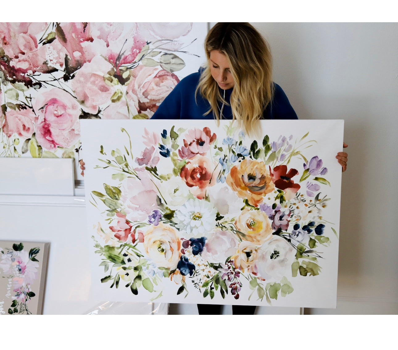 Custom Bridal Bouquet Painting (Wedding or Anniversary)