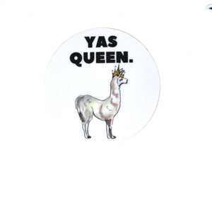 Yes Queen Weatherproof/Durable Vinyl Sticker Decal