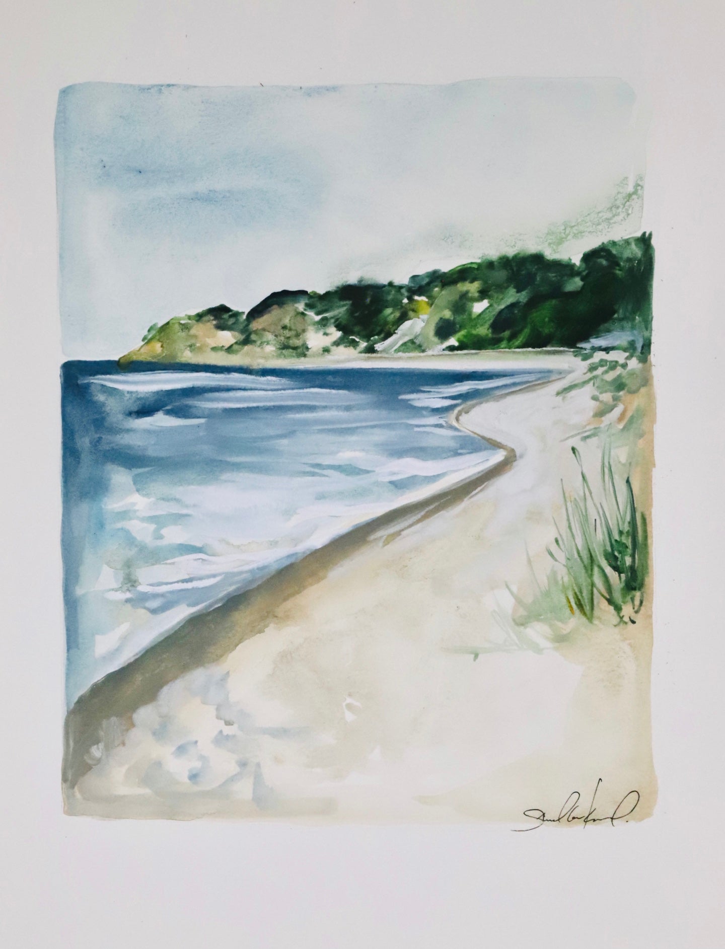 "Empire Beach Landscape 11x14in Print"