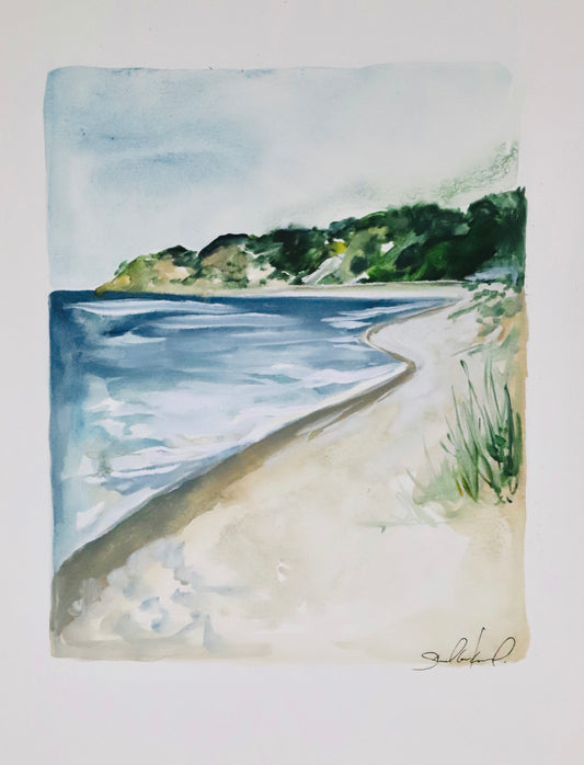 "Empire Beach Landscape 11x14in Print"