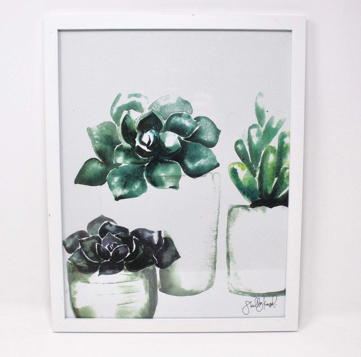 step by step acrylic easy succulent painting Succulent Art Print (2), Gallery Wall, Home Decor, Simple, Painting 11 – Shelby Kregel Art and Design