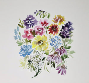 Michigan Wildflowers  Art Print