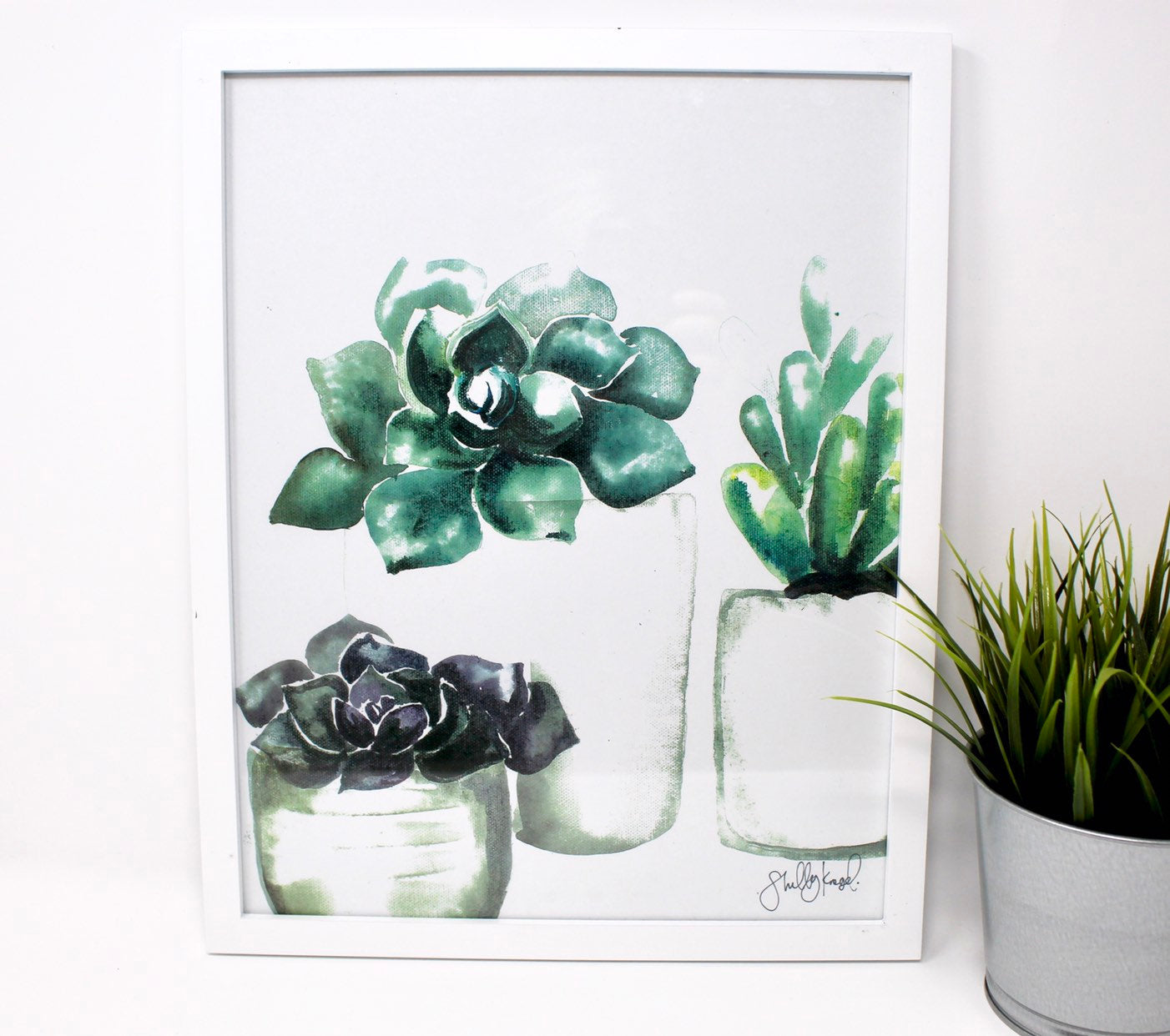 wall succulent decor Succulent Art Print (2), Gallery Wall, Home Decor, Simple, Painting 11 – Shelby Kregel Art and Design