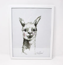 Load image into Gallery viewer, Llama Llama Art Print- 11x14, Animal Art, Home Decor, Farm Art, Wall Art